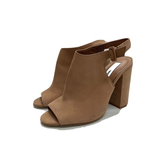 Steve Madden 'Callvin' Women's Open-Toe Block Heels Size 10M SM282 *NO BOX* - Picture 1 of 7